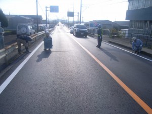 完成 県道彦根八日市甲西線  緊急地方道路整備工事